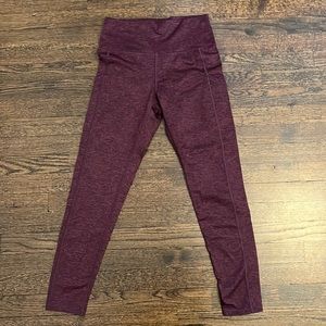 Aerie Maroon Legging w/ Pocket